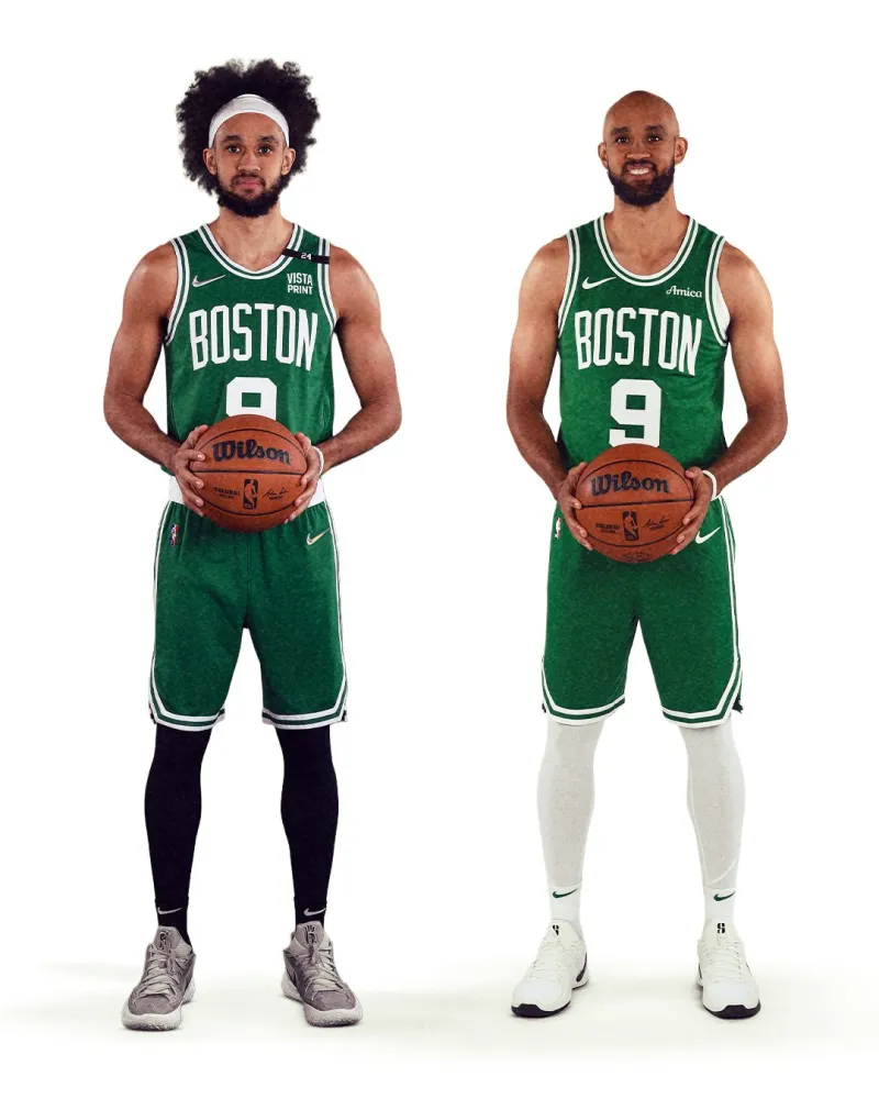 开云体育在线-变化大吗？凯尔特人官方分享德里克-怀特22年和25年的对比照